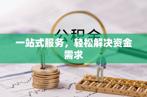 安泽一站式服务，轻松解决资金需求